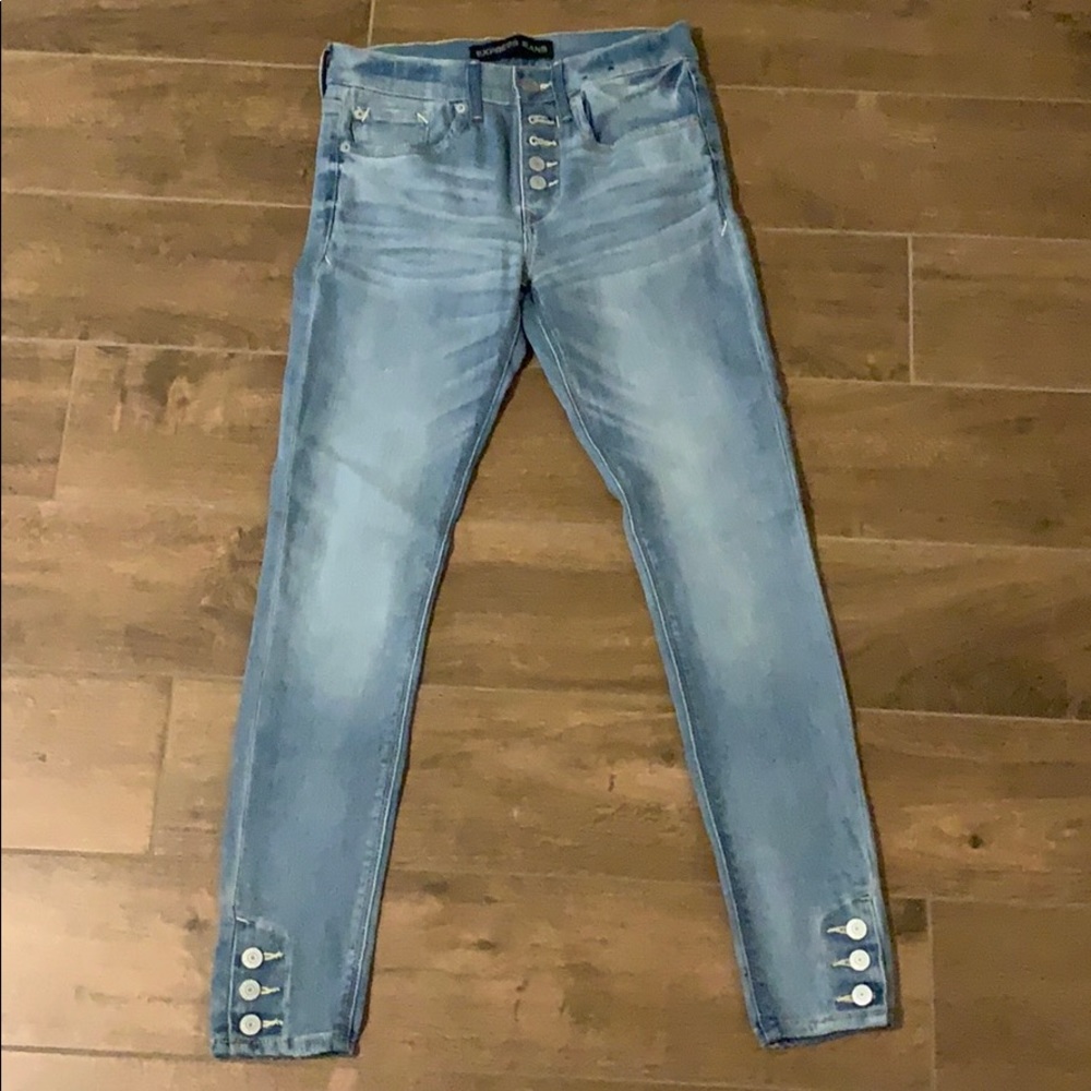 Express high waisted jeans